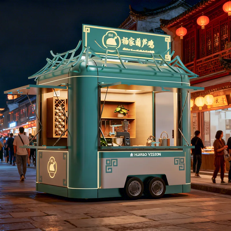 مقطورة طعام القهوة